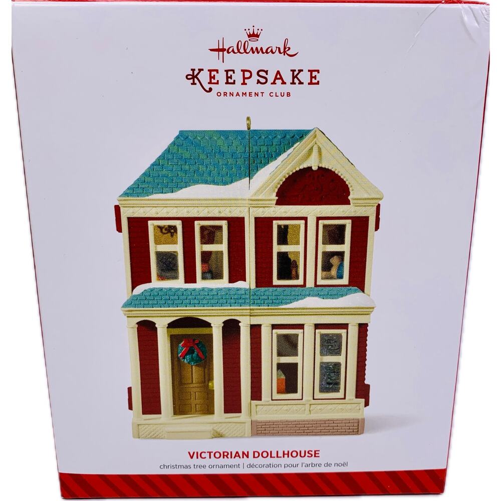 Hallmark VICTORIAN DOLLHOUSE 2014 Keepsake Ornament Club Member Exclusive NEW